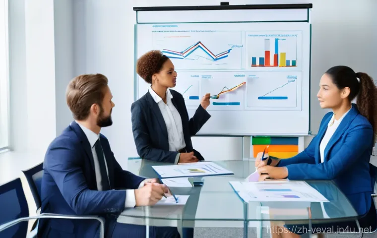 기업가치평가사 인사 평가 - **Prompt:** A young, intelligent female corporate valuation specialist in her late 20s or early 30s,... 기업가치평가사 인사 평가 - **Prompt:** A young, intelligent female corporate valuation specialist in her late 20s or early 30s,...