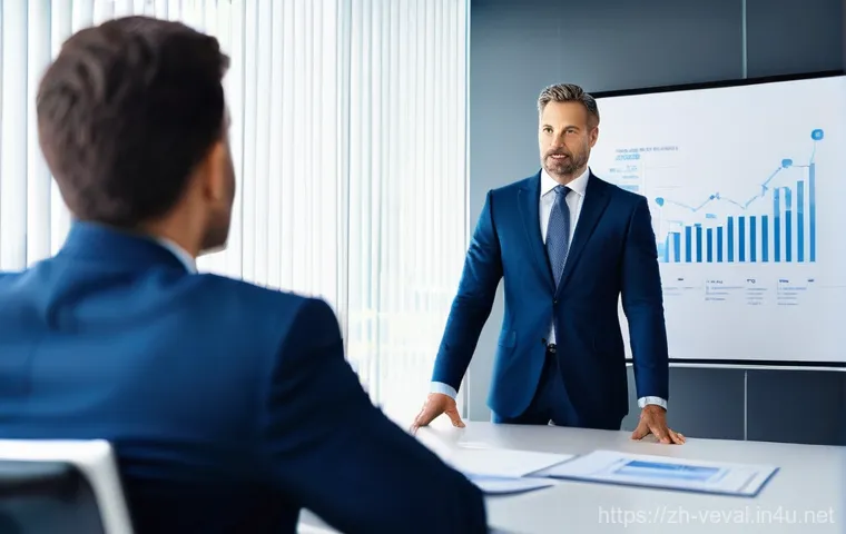 기업가치평가사 인사 평가 - **Prompt:** A group of three corporate valuation specialists, two men and one woman, in a collaborat... 기업가치평가사 인사 평가 - **Prompt:** A group of three corporate valuation specialists, two men and one woman, in a collaborat...