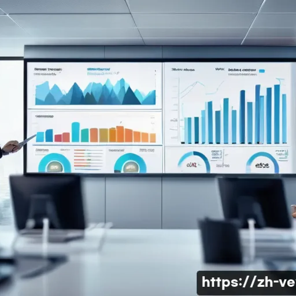 기업가치평가사 평가 방법론 - A modern corporate office scene featuring a diverse group of professionals analyzing detailed financ...